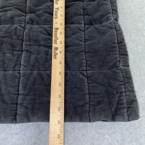 Vintage Puffa Black Quilted Puffer Vest Men's Small Outdoor Wear Plaid Lined‎ - Picture 15 of 16